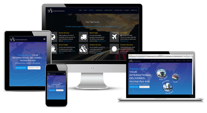 multi_device_IFS_blog International Freight Services website design and development by kingdomedia