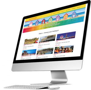 Supported Holidays website for Morley Care Services, created and maintained by Kingdomedia.